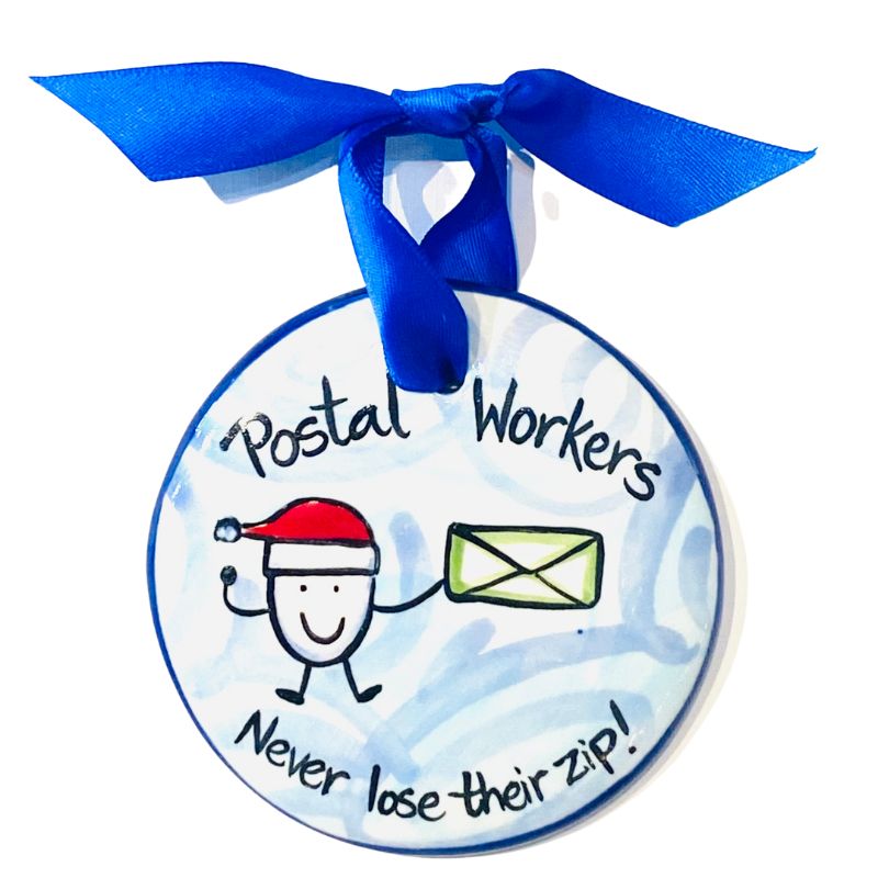 Postal Workers Flat Ornament